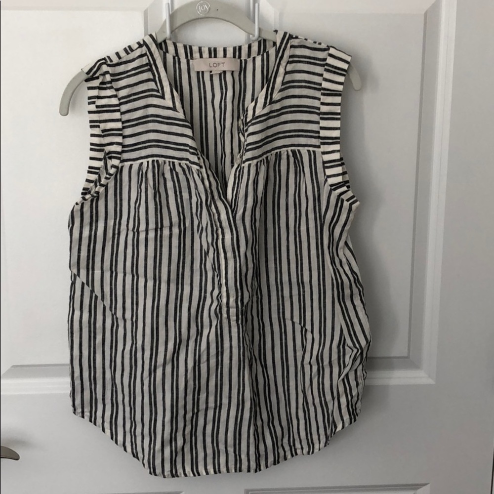 Loft sleeveless top.